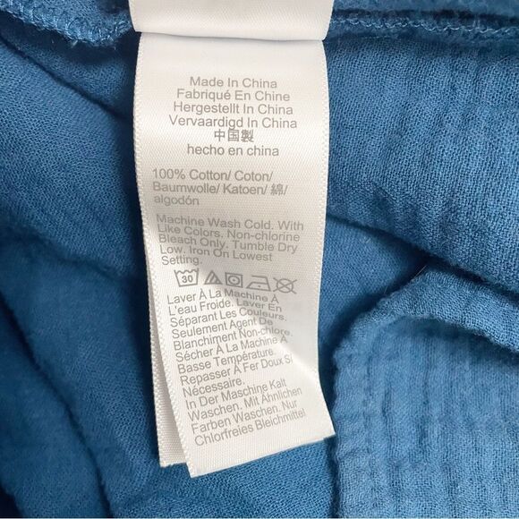 NWT J. Crew Ruffle Strap Gauze Tiered Maxi Dress Teal Blue Size XXL NEW Relaxed - Picture 11 of 15